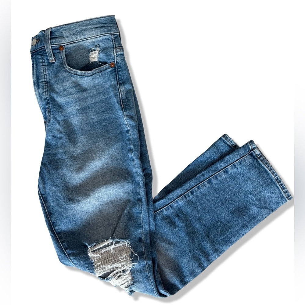 Madewell The Perfect Vintage Jean in Light Denman Wash & Distressed | Size 29 - Picture 5 of 16